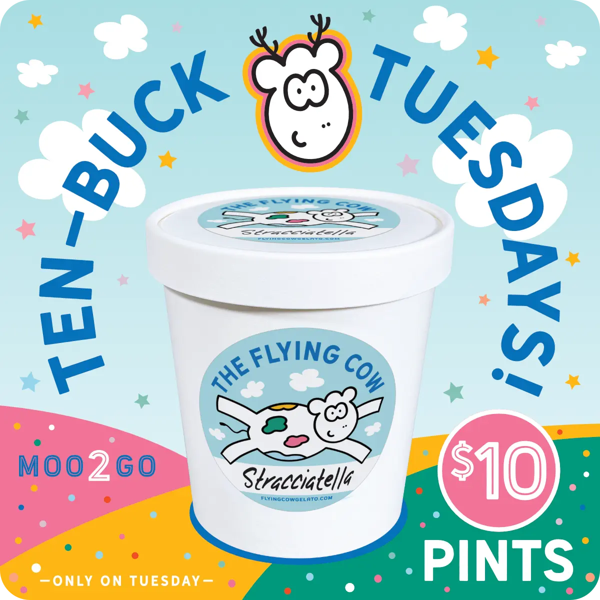 The Flying Cow Gelato Shop in Overland Park, Kansas